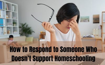 How to Respond to Someone Who Doesn’t Support Homeschooling